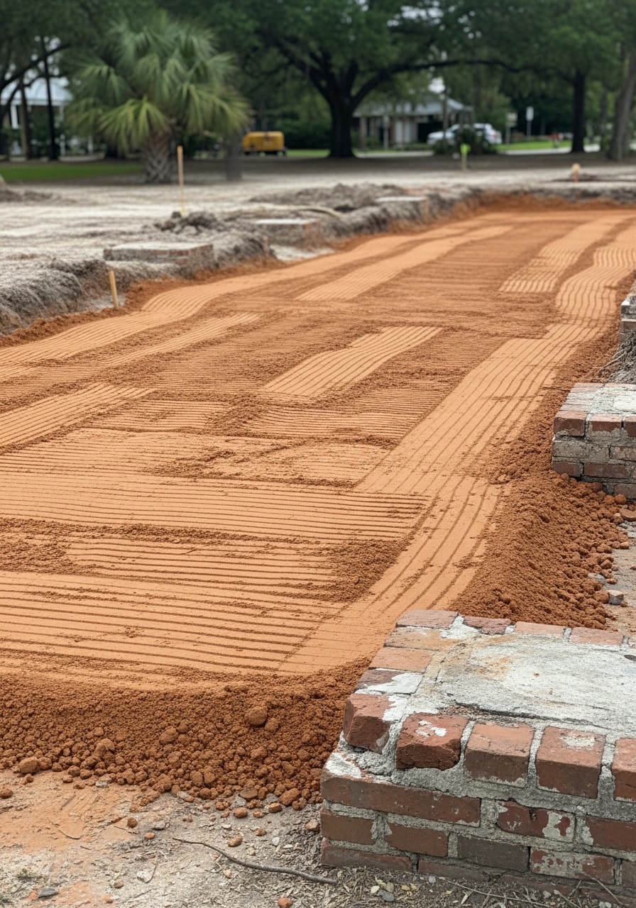 Detail shot of quality workmanship on a Pensacola property, showcasing professional standards in a historic setting.